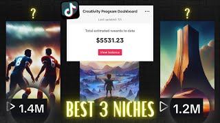 BEST 3 NICHES For TikTok Creativity Program - #3 Blew Up My Views!