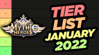 Mythic Heroes - TIER LIST - January 2022 Mythic Heroes - TIER LIST - January 2022