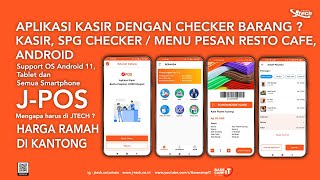 Aplikasi Kasir J-POS CHECKER & MENU RESTO | ANDROID RETAIL & RESTORAN GRATIS PENGGUNAAN 1 BULAN screenshot 4
