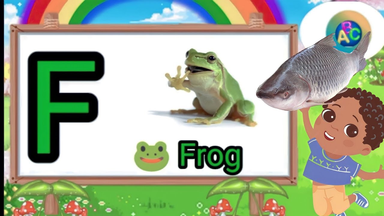 F for frog f for fish l f for frog drawing f for fruit f for fox ll f ...