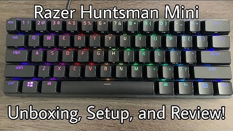 Razer Huntsman Mini - Unboxing, Setup, and Review!