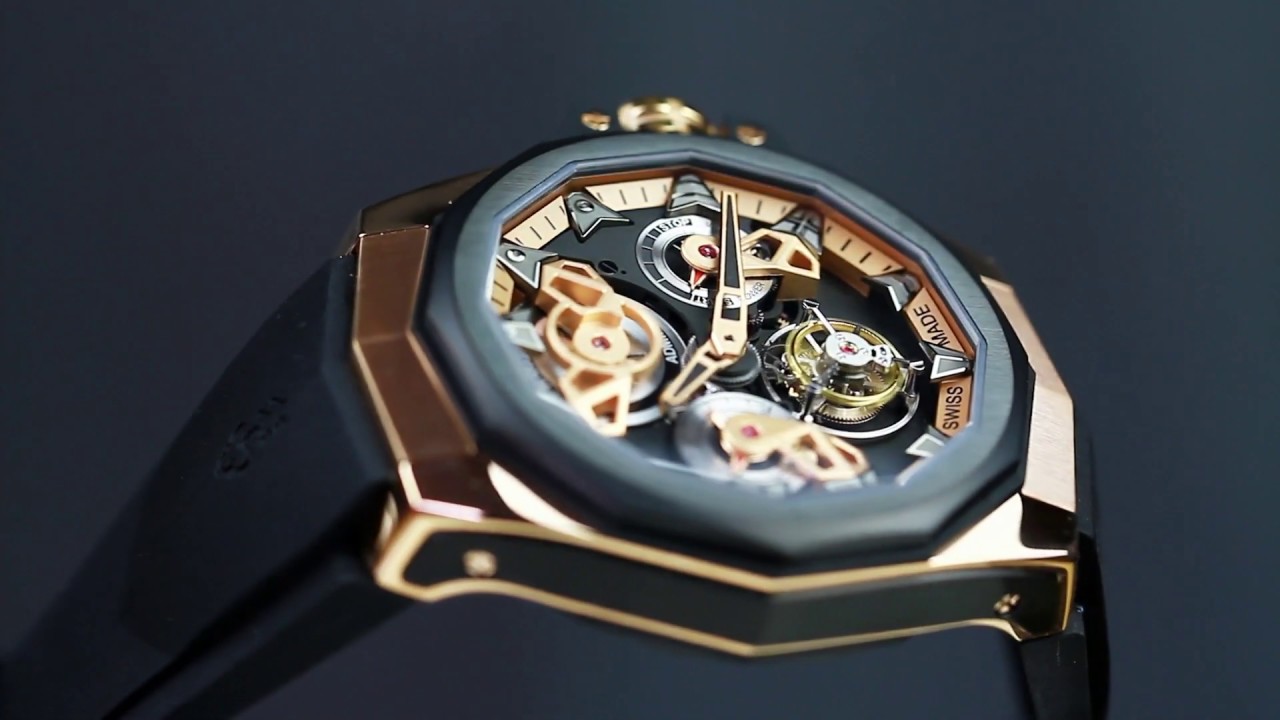 Corum Admiral AC One 45 openworked tourbillon 45mm - YouTube