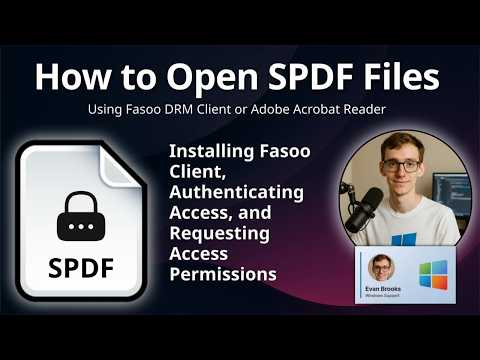 How to Open SPDF Files (Fasoo Secure PDF)