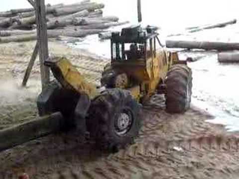 skidder Clark Ranger - YouTube