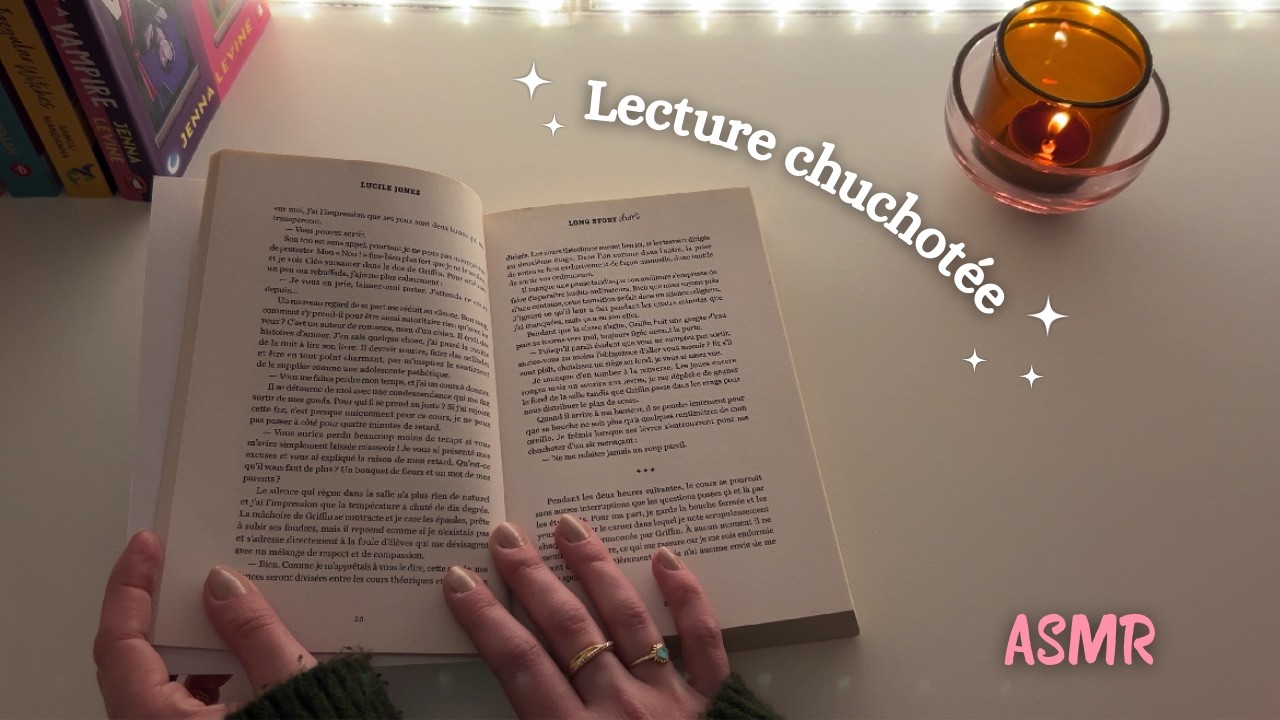 ASMR | Lecture chuchotée 📖☕ Long Story Short de Lucile Jones