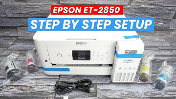 How to Setup & Use Your Epson EcoTank ET-2850 Printer