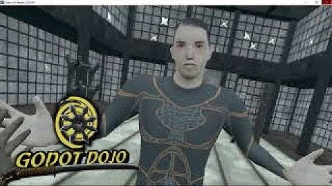 Godot VR Dojo - Showcase: crouching tiger, blinking human