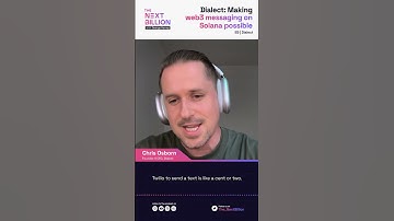 Can Solana realistically be used to store messages? | Dialect | The Next Billion #9 #Shorts
