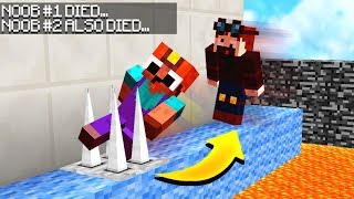 IF YOUR FRIEND DIES, YOU DIE! (Minecraft LAVA PARKOUR!)