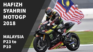 Hafizh Syahrin 23rd to 10th MotoGP Sepang 2018 screenshot 5