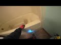 Clean cut step in bathtub installation