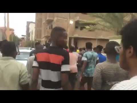 تشييع الشعيد مدثر مختار الشفيع الذي استشهد في القيادة العامة في الذكرى الثانية للمجزرة