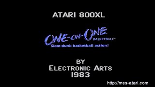 Atari XL/XE - One on one [Electronic Arts] 1983