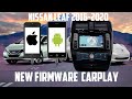 Nissan Leaf 30kwh adding CarPlay & Android Auto to the factory Navi system remotely via SD card!