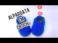 Alpargata em Crochê para bebê