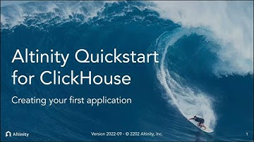 Altinity Quickstart for ClickHouse® — Creating Your First Application | Tutorial for ClickHouse®