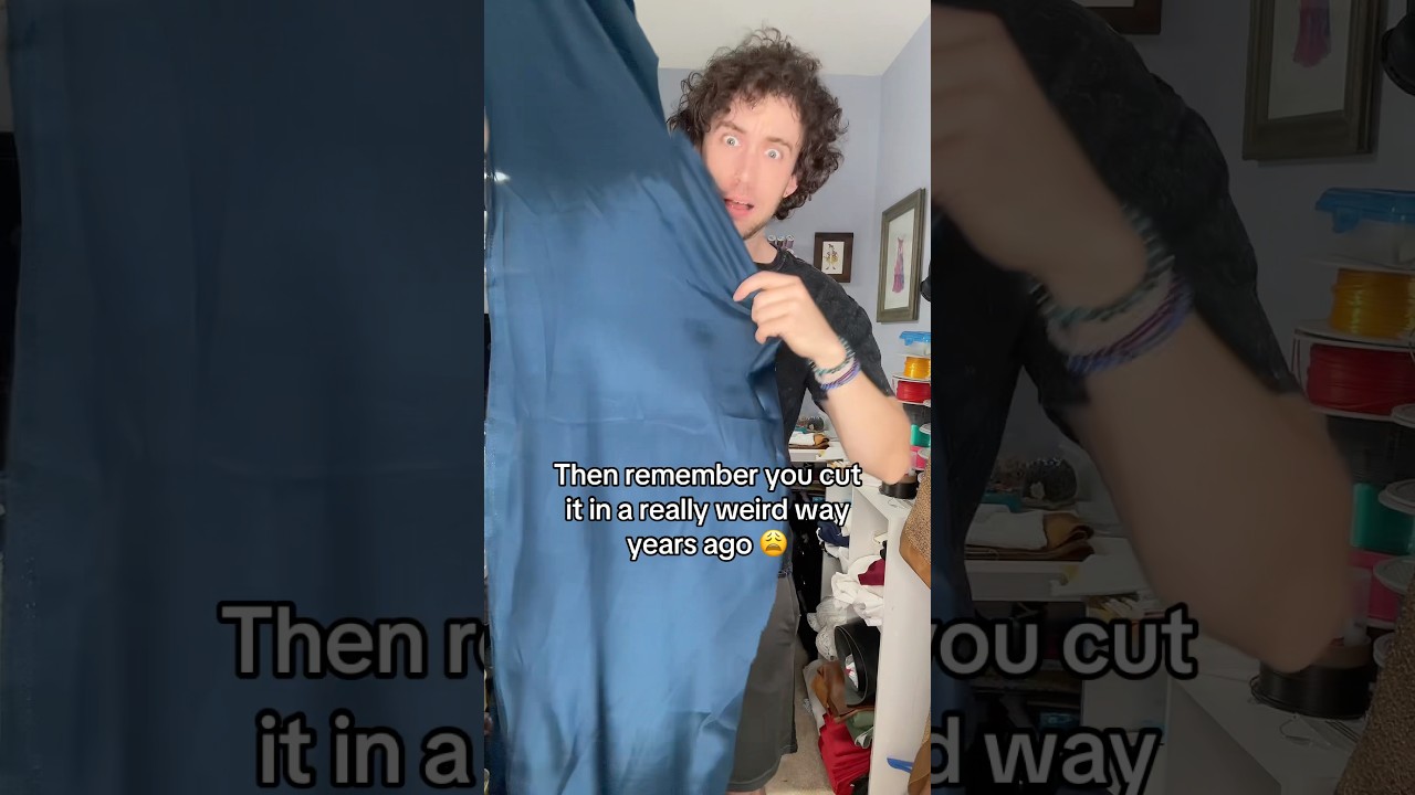 I’m making a costume from Andor and I hope I have enough fabric for it 😅