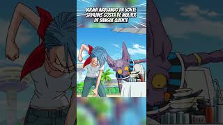 BULMA ABUSANDO DA SORTE, E SAYAJINS GOSTAM DE MULHERES DE SANGUE QUENTE #dragonball #bulma #goku