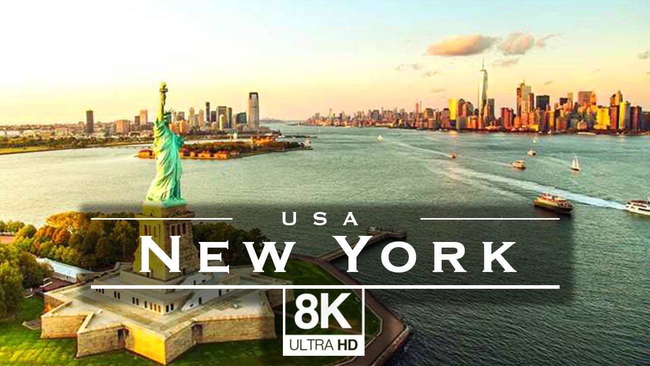 New York, New York - USA 🇺🇸 - by drone in 8K UHD version 2/2