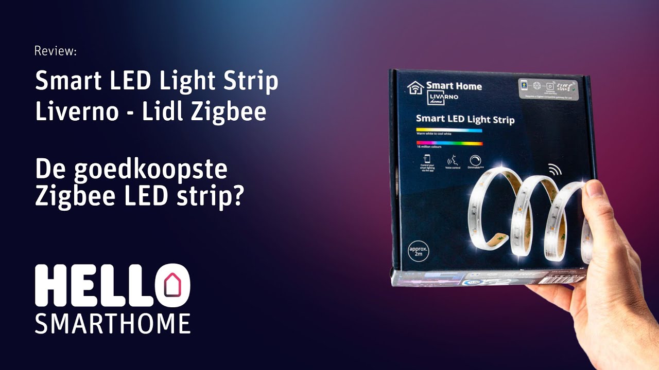 opener scheidsrechter Opheldering Smart LED Light Strip Lidl - De goedkoopste LED strip? - YouTube