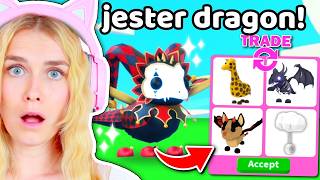Trading JESTER DRAGONS For HUGE OVERPAYS In Adopt Me!