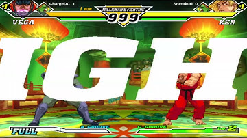 Capcom vs. SNK 2 - Vega, Bison, Blanka vs. Ryu, Ken, Blanka