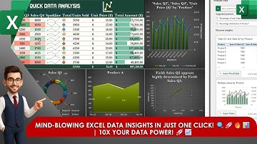 Excel Magic ✨📊 | Quick data Analysis in Action 🚀🔥#excel #viralvideo