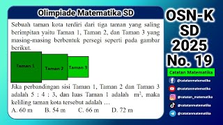 Pembahasan Soal OSN-K SD 2025 No. 19 - Olimpiade Matematika SD Tingkat Kabupaten/Kota