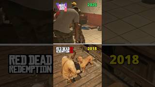 GTA 6 (2026) vs RDR 2 (2018) - Dog Comparison @Deapog