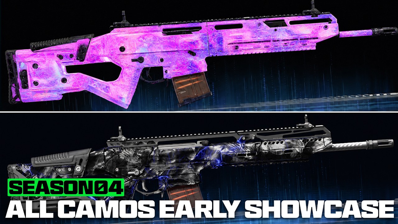 ALL 50+ Black Ops 7 Season 4 Animated Camos EARLY SHOWCASE