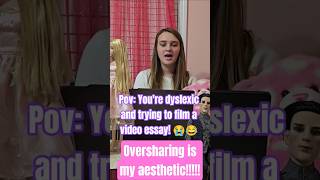Oversharing Is My Aesthetic! #youtuber #autisticgirl