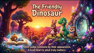 🦕 The Friendly Dinosaur | | Moral Story About Kindness | Tiny Wonder Tales Ep. 8
