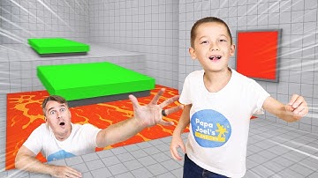 Roblox Teamwork Puzzles in Real Life and Minecraft Maze in Real Life