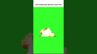 Fire Explosion #greenscreen #shots