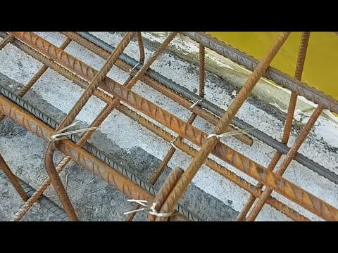 اهم الملاحظات والاخطاء عند تسليح الاساس الحصيري الرفت  