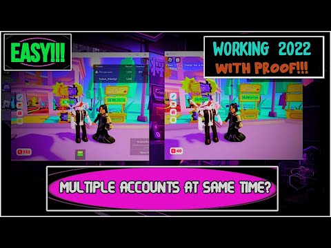 How To Run MULTIPLE Roblox Accounts At The Same Time (WORKING 2022