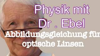 Lens Equation for Optical Lenses
