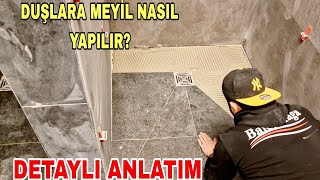 How to slope the shower floor? Detailed Explanation from A to Z!!