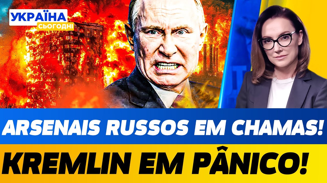 🔥 Ucrânia DEVASTA bases na Crimeia! Arsenais explodem! Super-arma russa ACABOU!