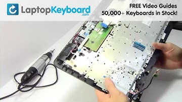 HP 15-AY Keyboard Replacement Installation Guide PAVILION 15-AF 15-AC 15-AB