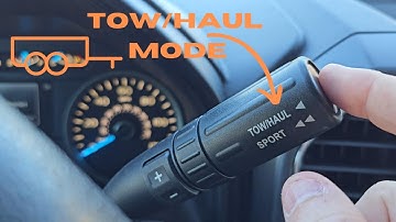 Wat doet de TOW/HAUL-modus eigenlijk en waarom?