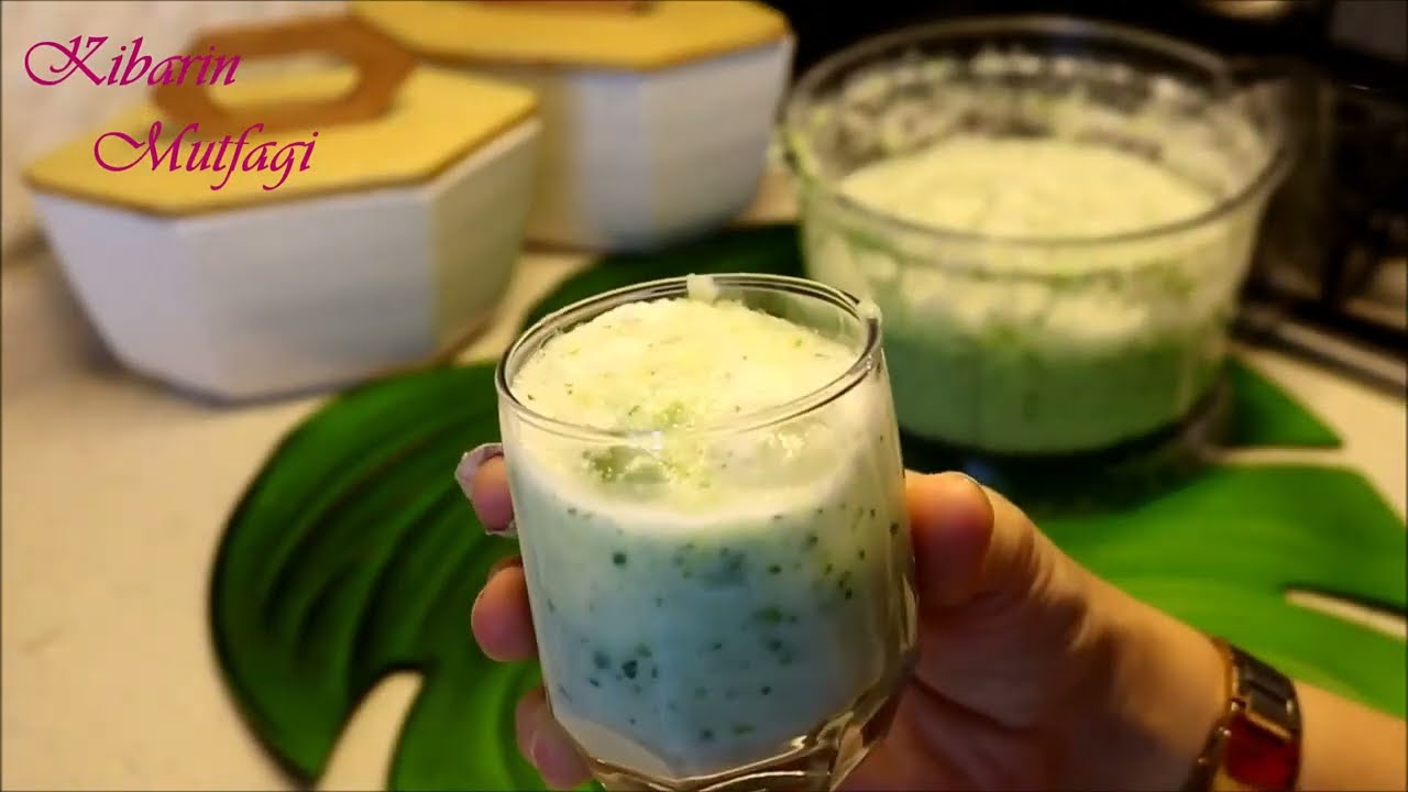 En kolay soğuk içecek tarifi / Salatalık frozen (anam babam usulü naneli, salatalıklı ayran ????????
