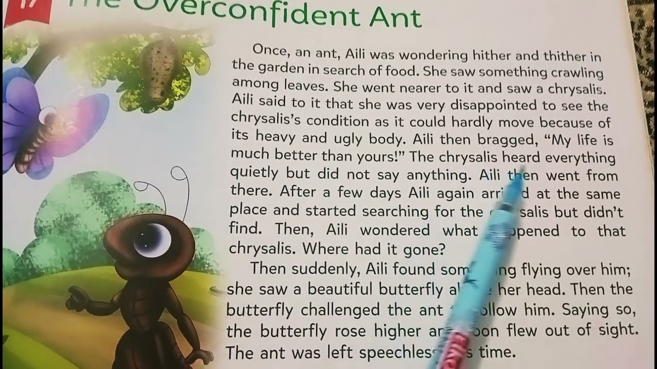The Overconfident Ant # spoken English # word meaning # learn English 