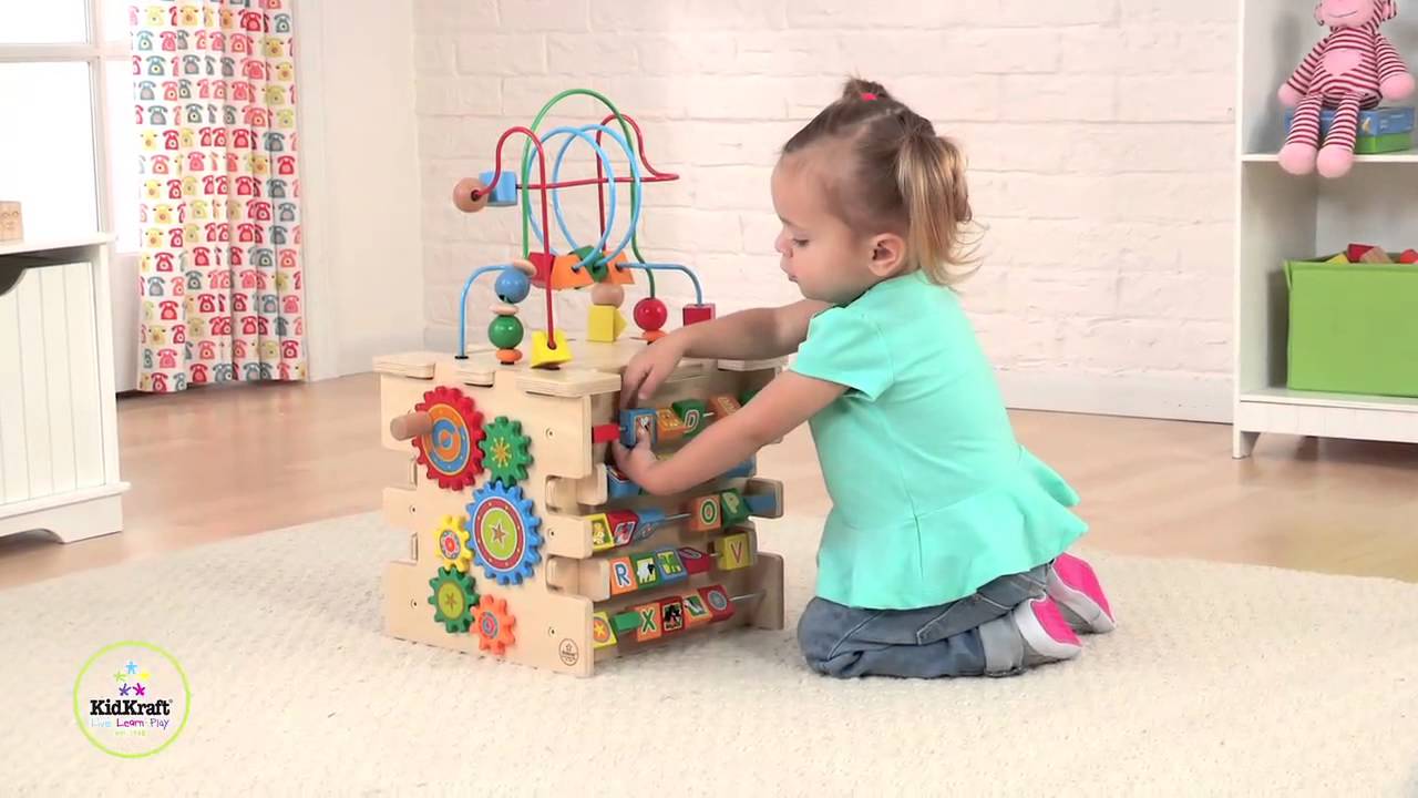 Jouet Montessori Cube d'activités en Bois KIDKRAFT