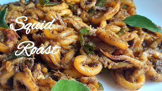 Indian Squid roast (without chilly powder)