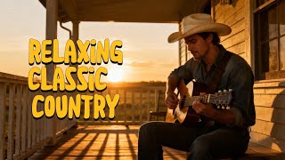 Relaxing Classic Country  Coffee Sunset U0026 Backroad Stories