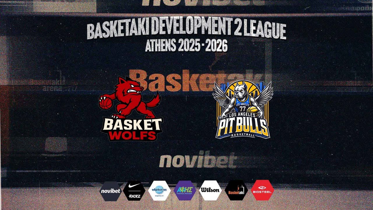 Basketaki The League - Basket Wolfs Vs Los Angeles Pit-Bulls (24/01/2026)