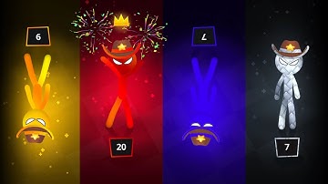 Stickman Party 1 2 3 4 Player Gameplay Satisfying MINIGAMES Walkthrough UPDATED Android ios part 120