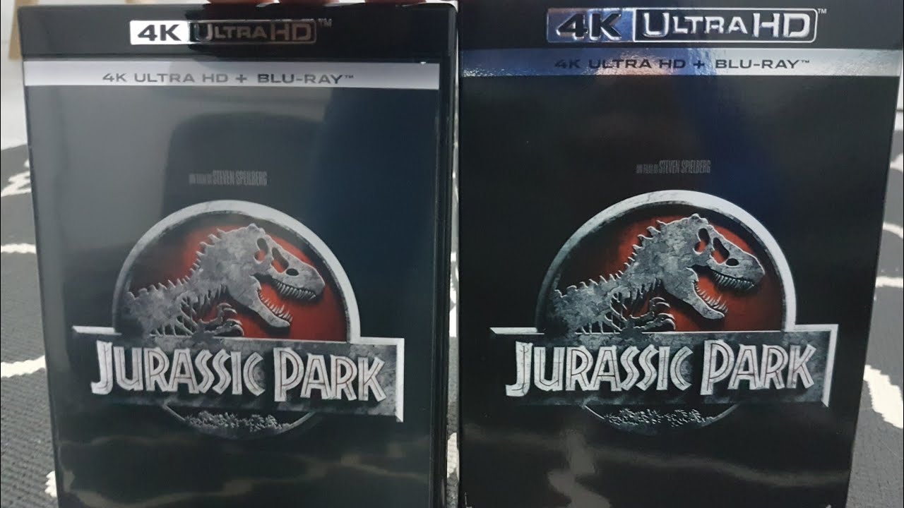 Jurassic Park 1993 4k Ultra HD Blu Ray Unboxing - YouTube
