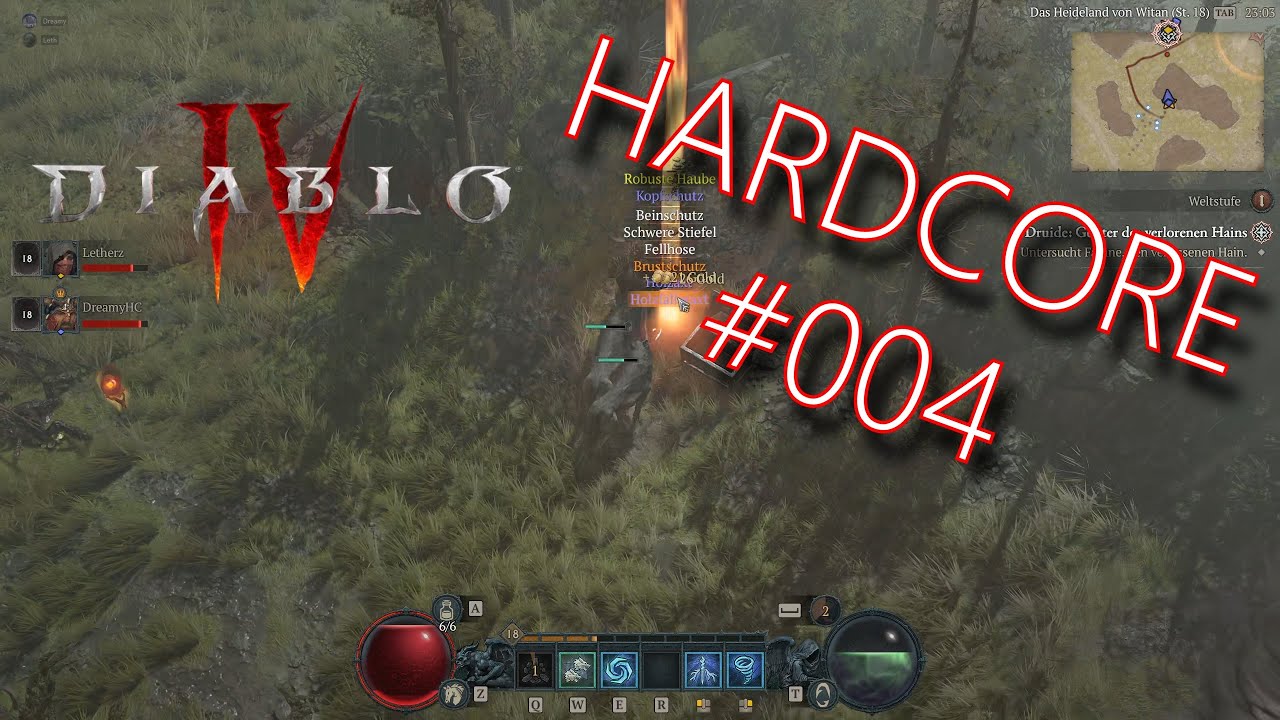 Diablo 4 HARDCORE Season 1 Let's Play #4 - Das erste LEGENDÄRE Item 😱 ...